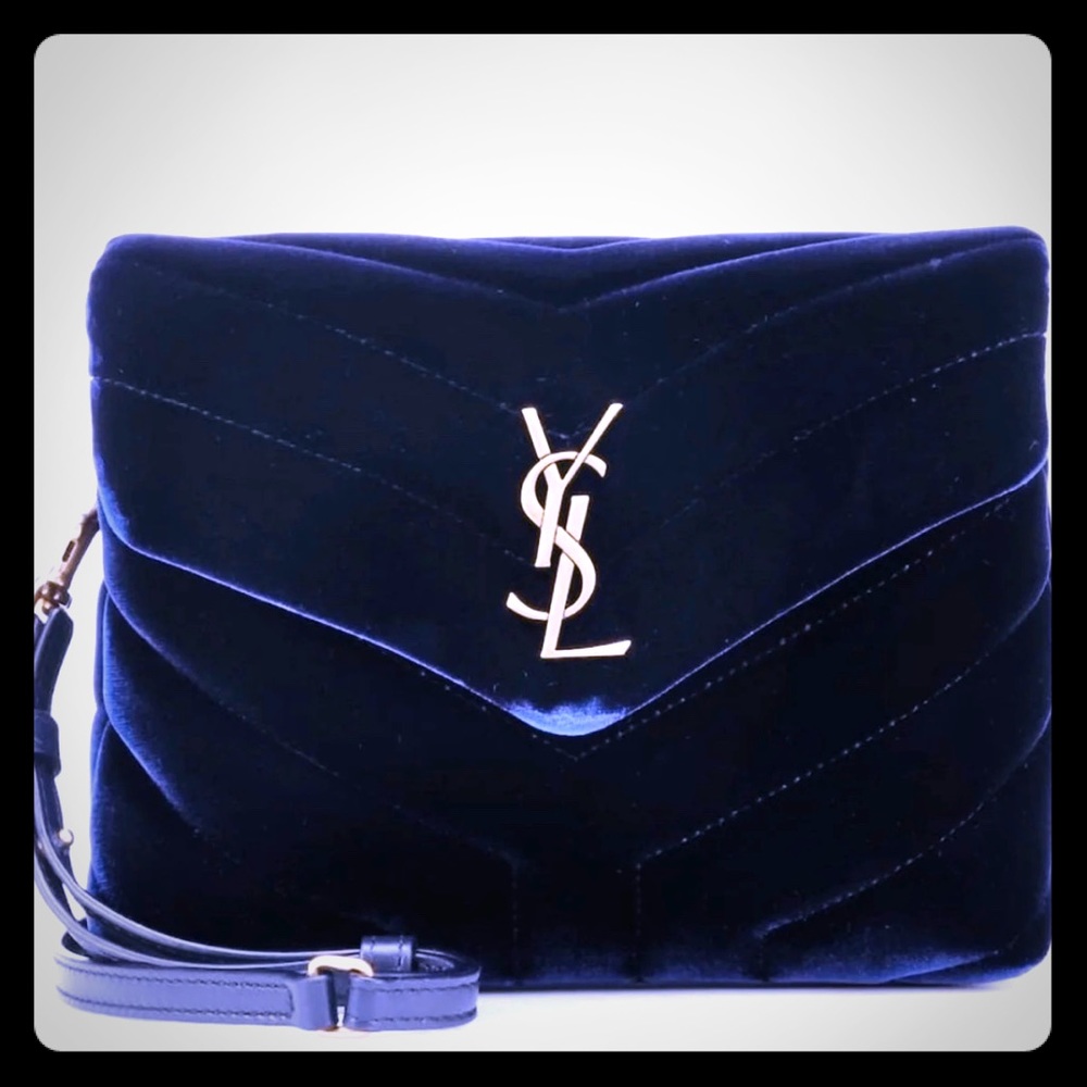 Authentic YSL Velvet Matelasse
